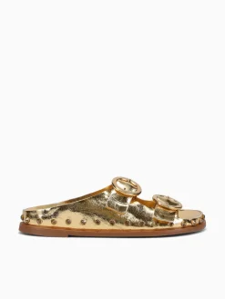 Clearance Maithe mayah ouro leather Gold