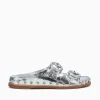 Fashion Maithe mayah prata leather Silver