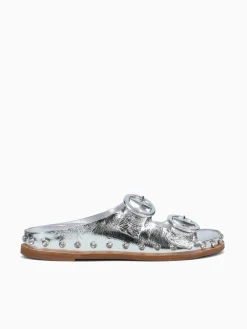 Fashion Maithe mayah prata leather Silver