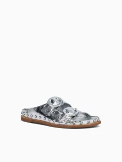Fashion Maithe mayah prata leather Silver
