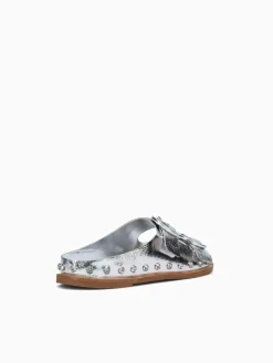 Fashion Maithe mayah prata leather Silver