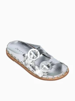Fashion Maithe mayah prata leather Silver