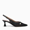 Sale Martina T monet nero nero tricot nappa Black