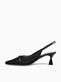 Sale Martina T monet nero nero tricot nappa Black