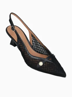 Sale Martina T monet nero nero tricot nappa Black