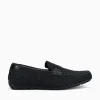 Fashion Florsheim motor knit moc toe peny blk blk knit smo Black