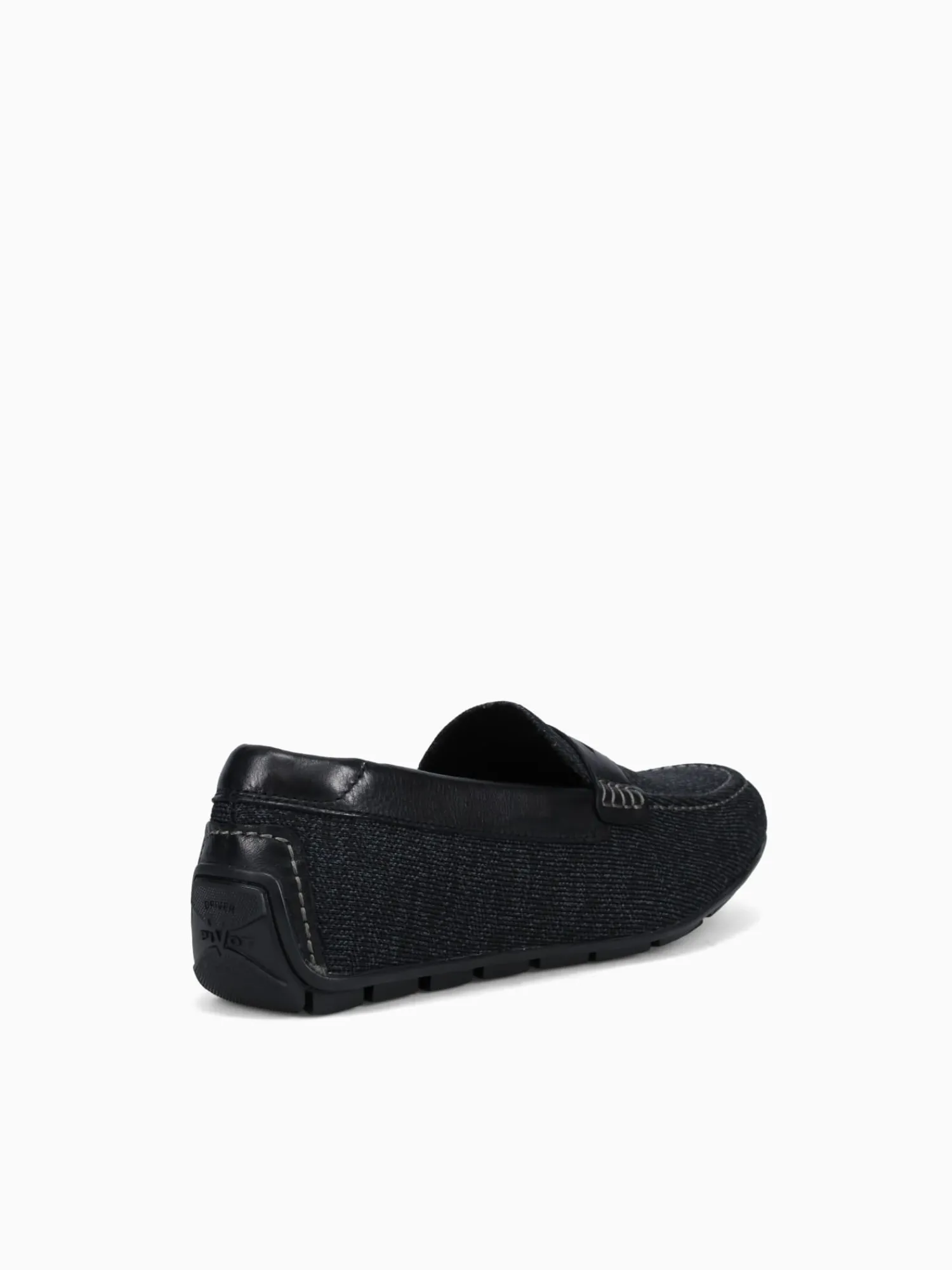Fashion Florsheim motor knit moc toe peny blk blk knit smo Black