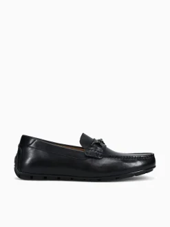 Sale Florsheim motor moc toe bit leather Black