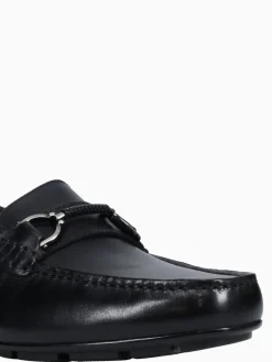 Sale Florsheim motor moc toe bit leather Black