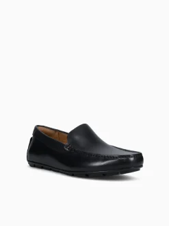Clearance Florsheim motor moc toe venetian leather Black