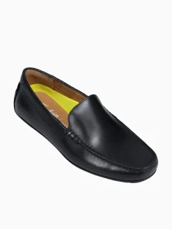 Clearance Florsheim motor moc toe venetian leather Black