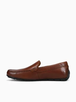 New Florsheim motor moc toe venetian leather Cognac