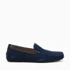 Outlet Florsheim motor moc toe venetian brown leathe Navy