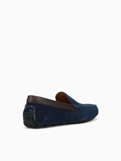 Outlet Florsheim motor moc toe venetian brown leathe Navy