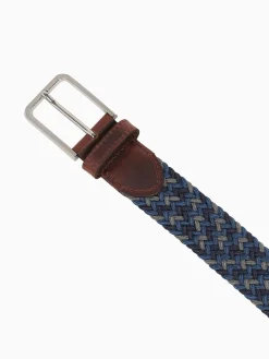 Hot Florsheim myles multi brown woven elastic Navy