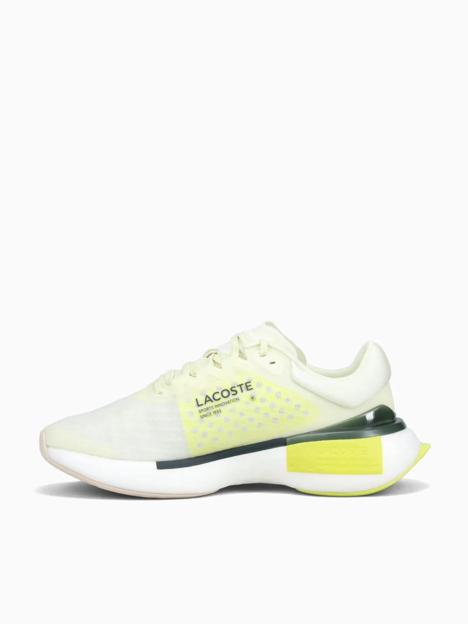 Clearance Lacoste neo run lite 224 lt.ylw dk.grn textile Light Yellow