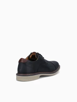 Online Florsheim norwalk cap toe 13368010 blk crazy hors Black