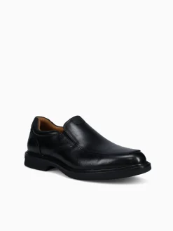 Fashion Florsheim norwalk moc toe slip on leather Black