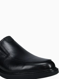 Fashion Florsheim norwalk moc toe slip on leather Black