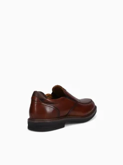 Best Florsheim norwalk moc toe slip on cognac brw lea Brown
