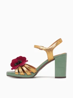 New Chie Mihara parlota gold camel cerise agnes linde an Multi