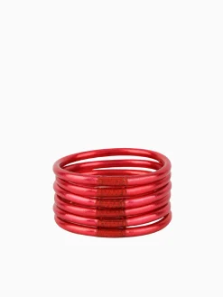 New BuDhaGirl all weather bangles (awb) - serenity prayer Pink