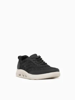 Outlet Nunn Bush ponte knit moc toe multi knit Black