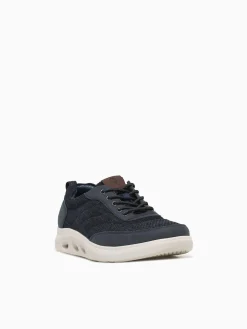 Sale Nunn Bush ponte knit moc toe multi knit Navy