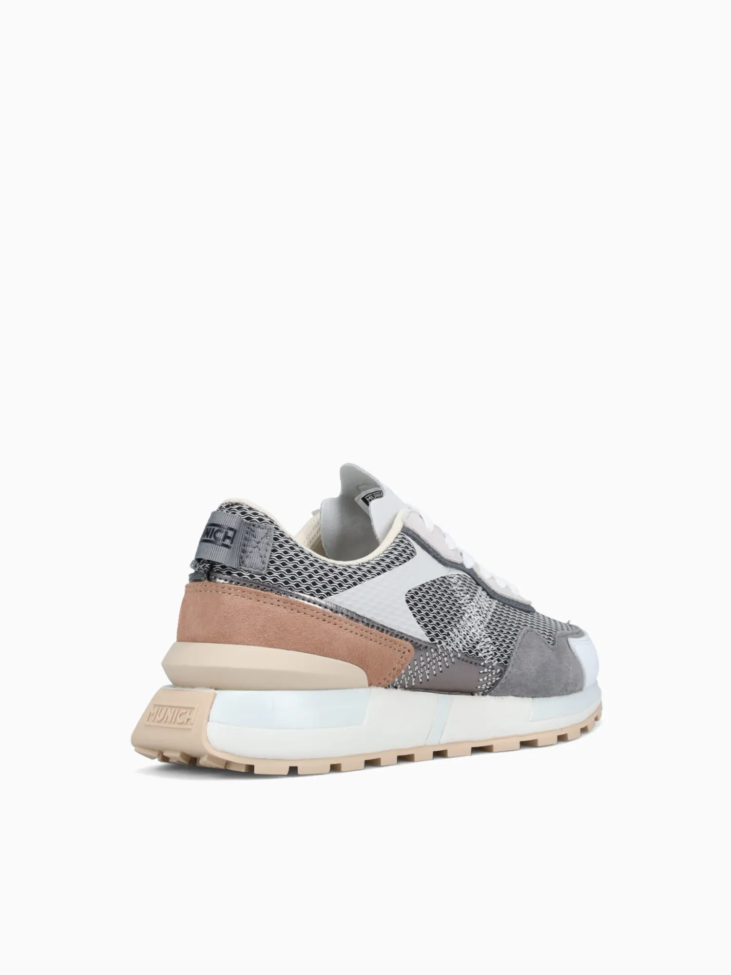 Fashion MUNICH pulsar 06 mesh suede Grey