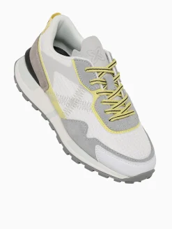 New MUNICH pulsar woman blanco mesh suede White