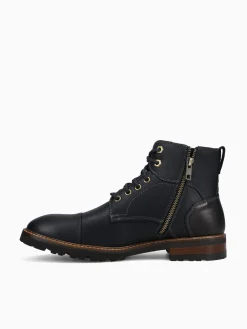 Clearance Florsheim renegade cap toe crazy horse Black