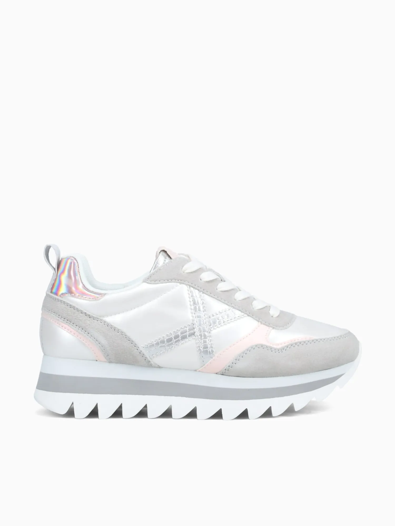 Online MUNICH ripple 62 textile leather Silver