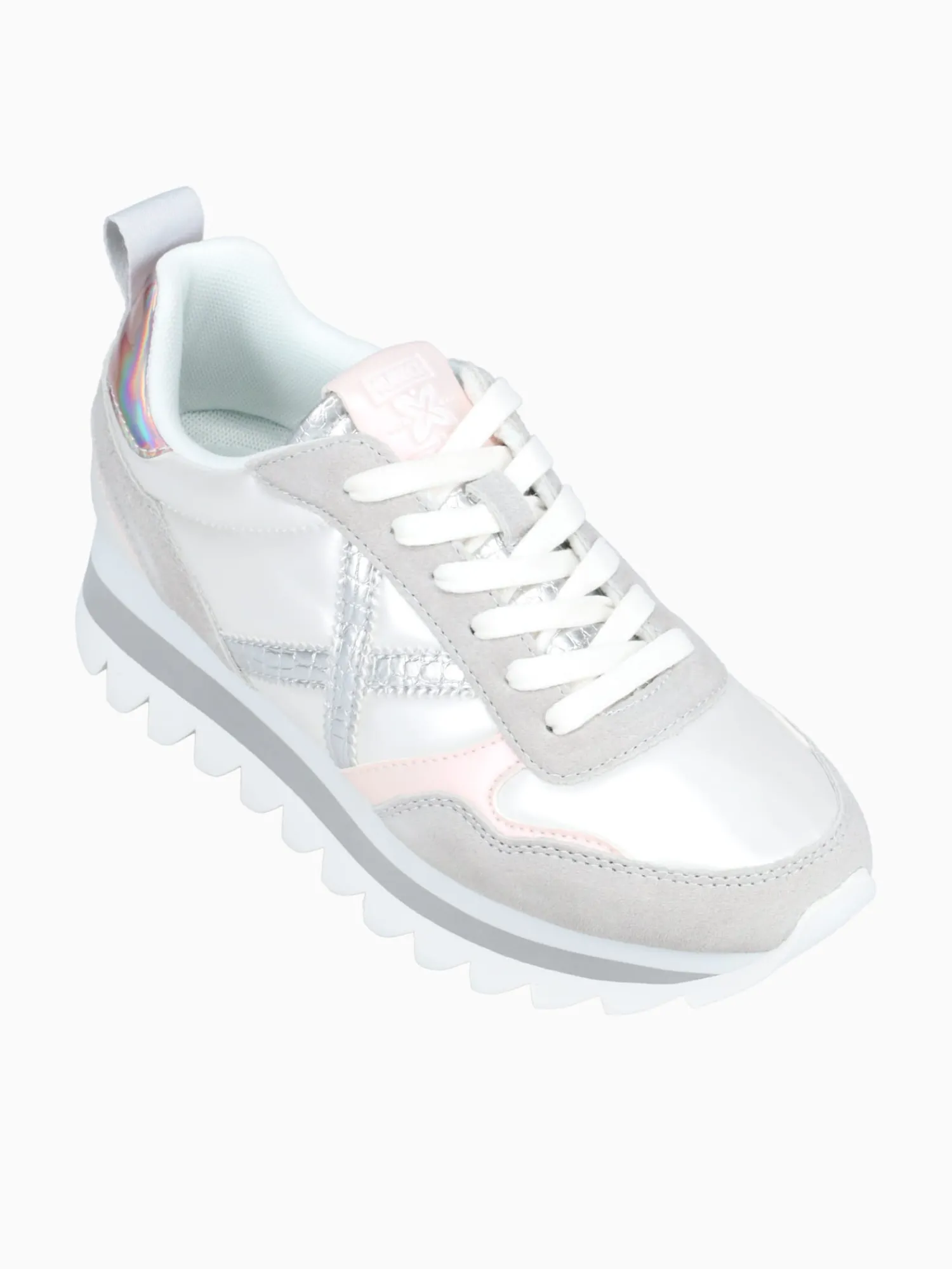 Online MUNICH ripple 62 textile leather Silver