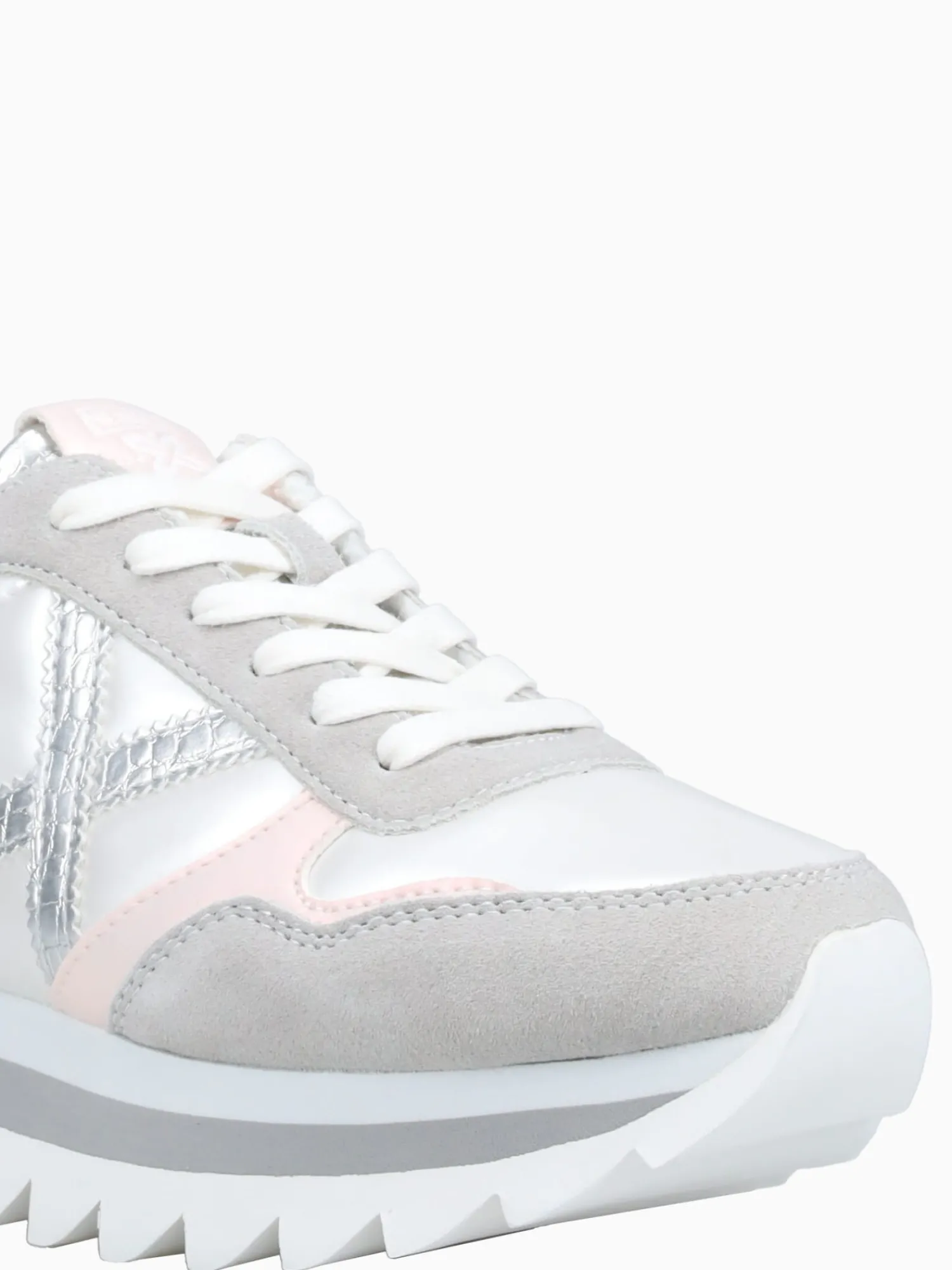 Online MUNICH ripple 62 textile leather Silver