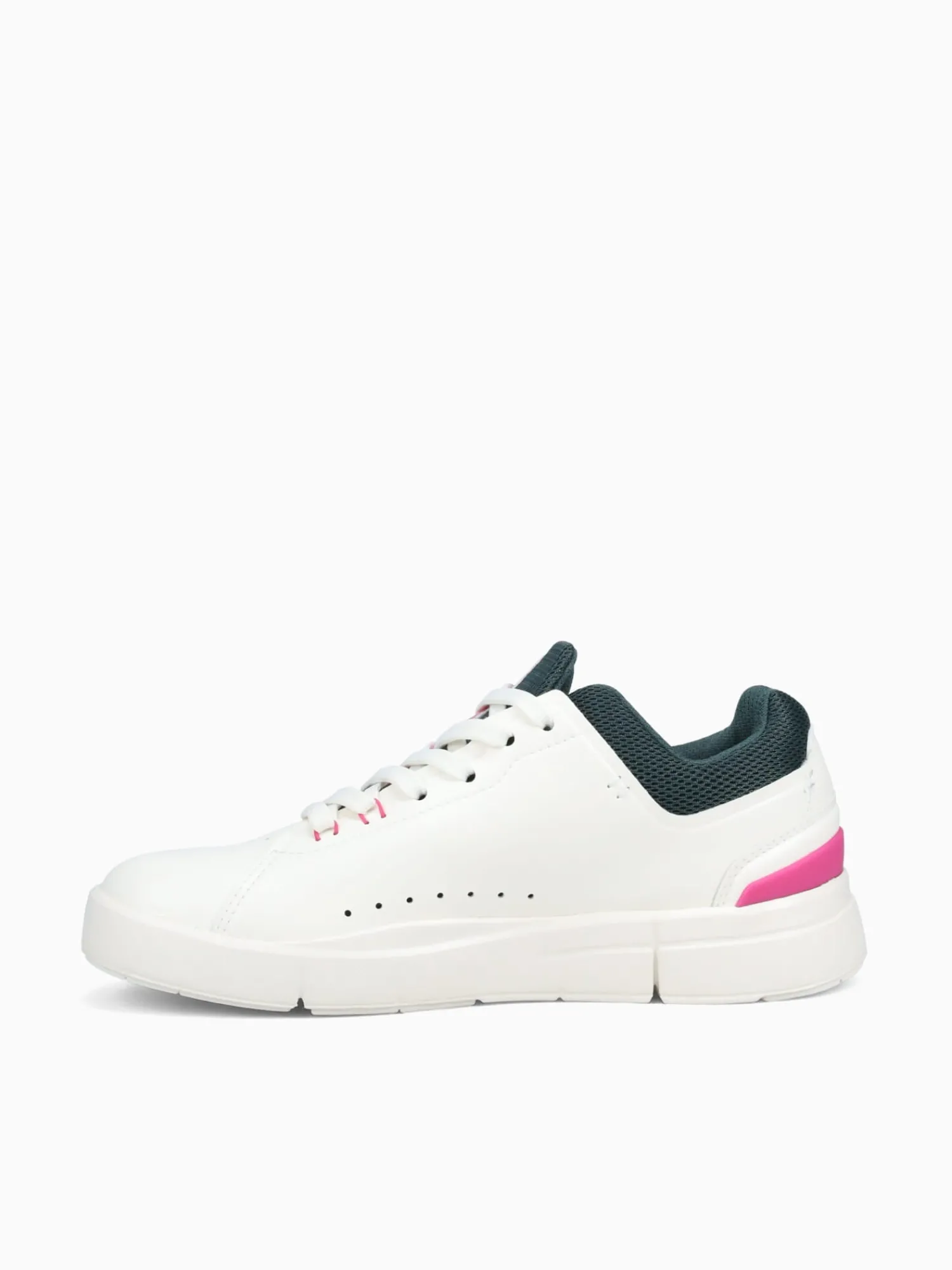 New ON roger advantage ivory pink leather Off White