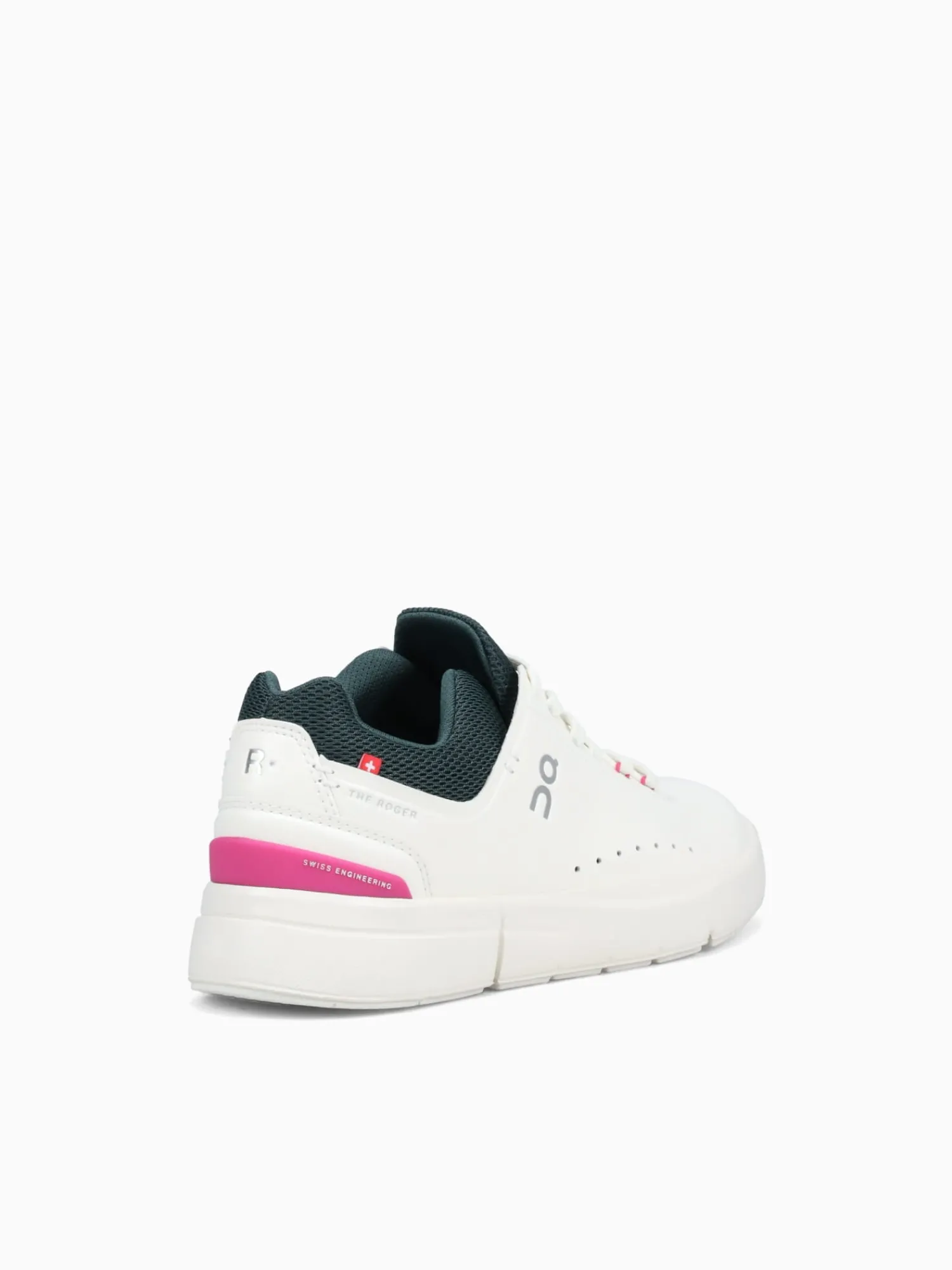 New ON roger advantage ivory pink leather Off White