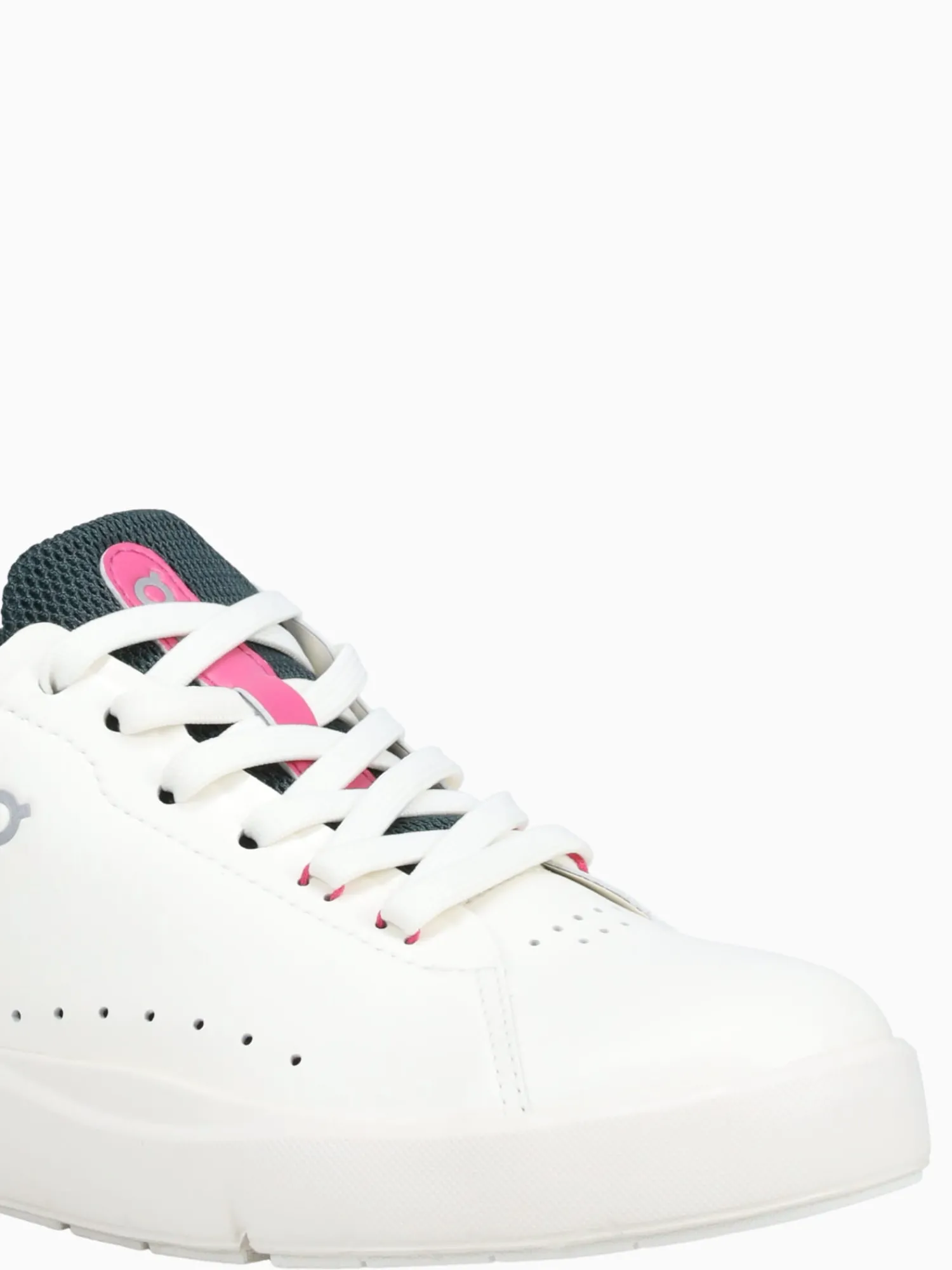 New ON roger advantage ivory pink leather Off White