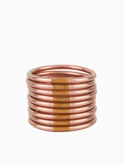 Best BuDhaGirl all weather bangles Rose Gold