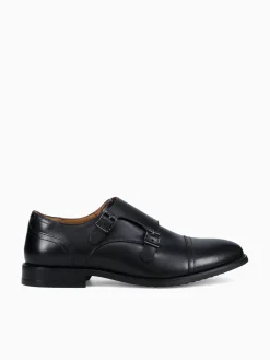 Online Florsheim rucci double monk smooth Black