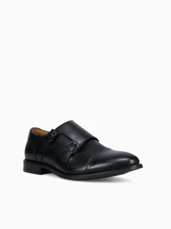 Online Florsheim rucci double monk smooth Black