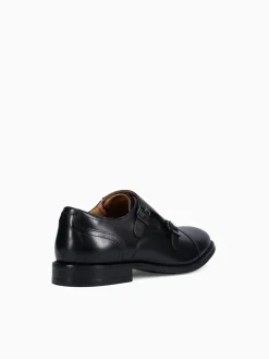 Online Florsheim rucci double monk smooth Black