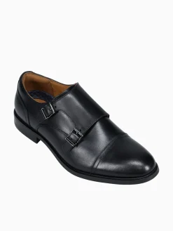 Online Florsheim rucci double monk smooth Black