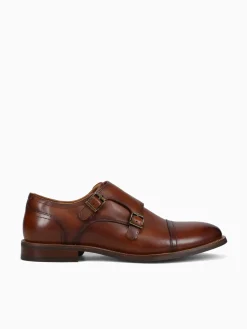 Fashion Florsheim rucci double monk smooth Cognac