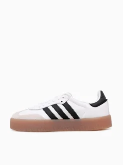Clearance adidas samba w black leather White