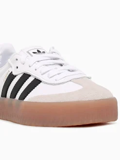 Clearance adidas samba w black leather White