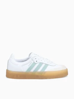 Hot adidas samba w white blue leather White Multi
