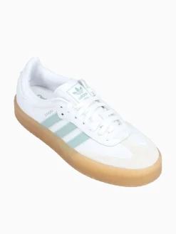 Hot adidas samba w white blue leather White Multi