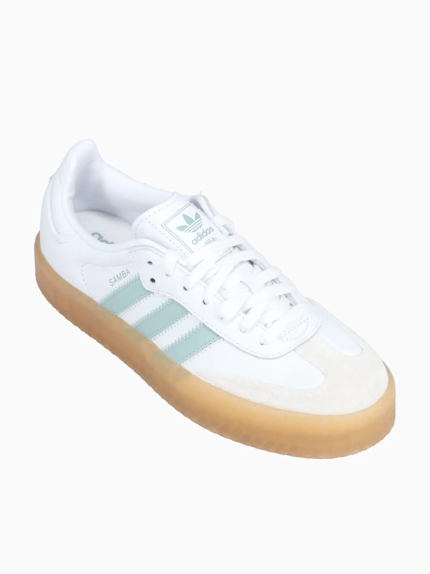 Hot adidas samba w white blue leather White Multi
