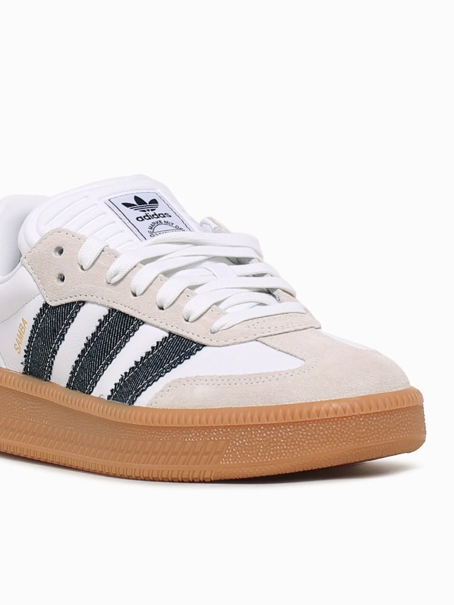 Fashion adidas samba xlg white night indigo leather White Multi