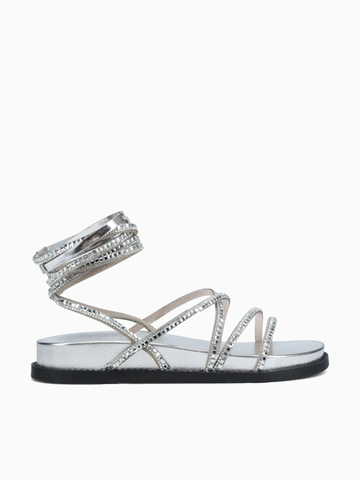 Sale Schutz sasha cristal prata tira paris spechio Silver